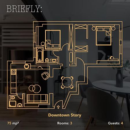 Downtown Story By Urbanesq Apartment Bukares Bagian luar foto